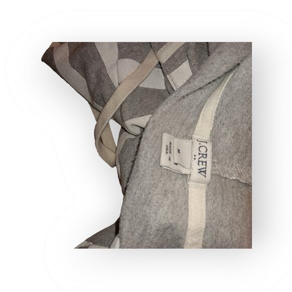 J.Crew Hooded Striped Pullover Sweatshirt Size M - Picture 3 of 3